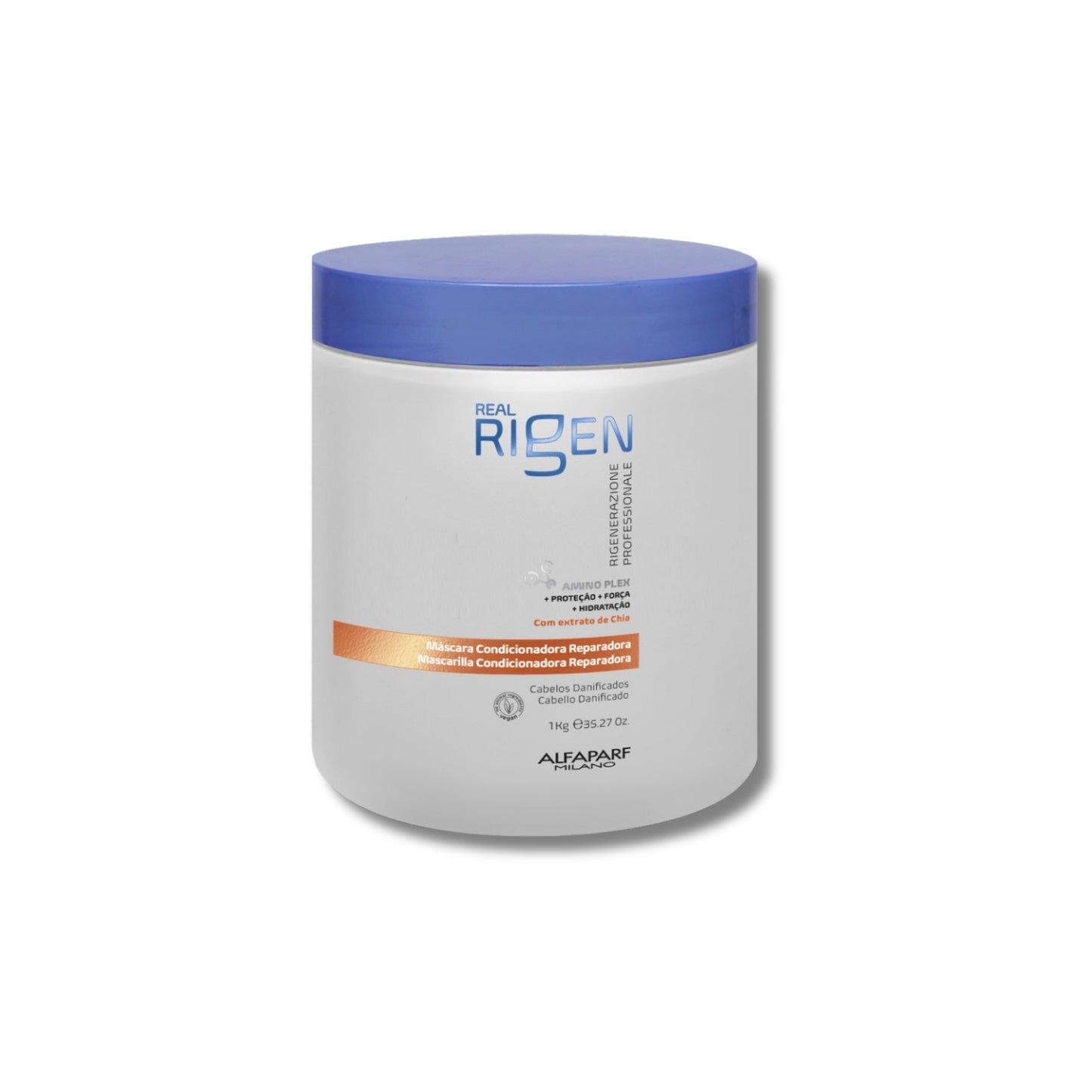Máscara Alfaparf Real Rigen Condicionadora Reparadora 1000 g