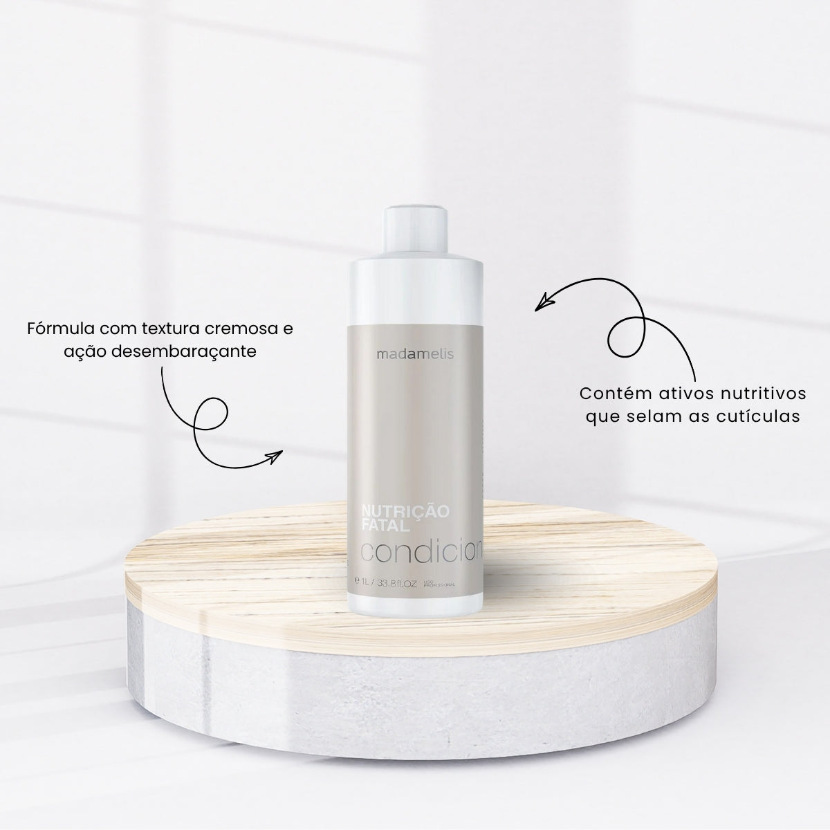Condicionador Madamelis Nutrição Fatal 1 Litro