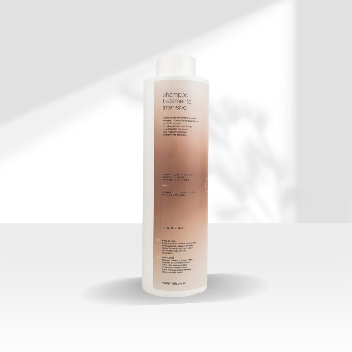 Shampoo Antirresíduo Madamelis Cauter Fiber Tratamento Intensivo 1 Litro