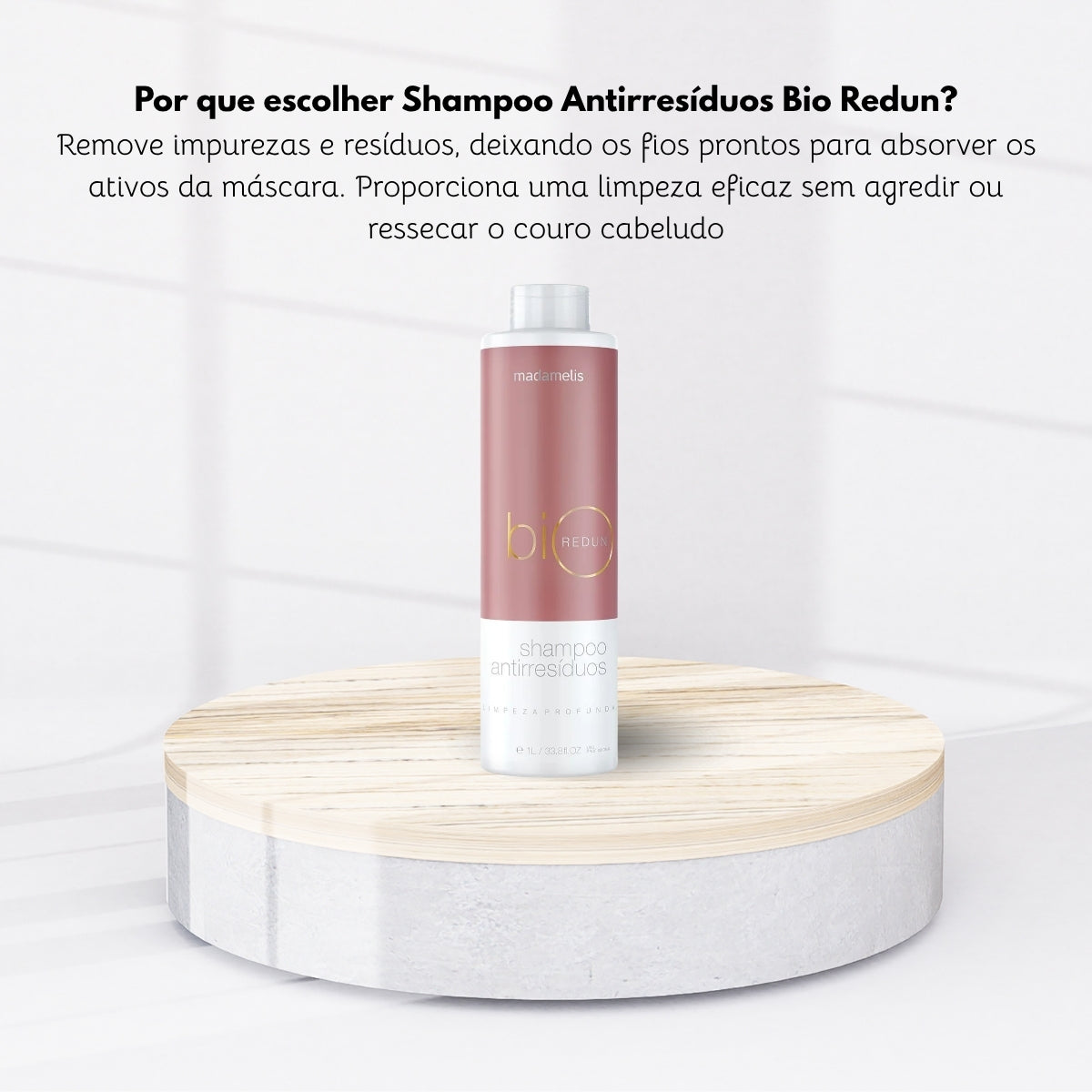 Shampoo Antirresíduo Madamelis Bio Redun 1 Litro