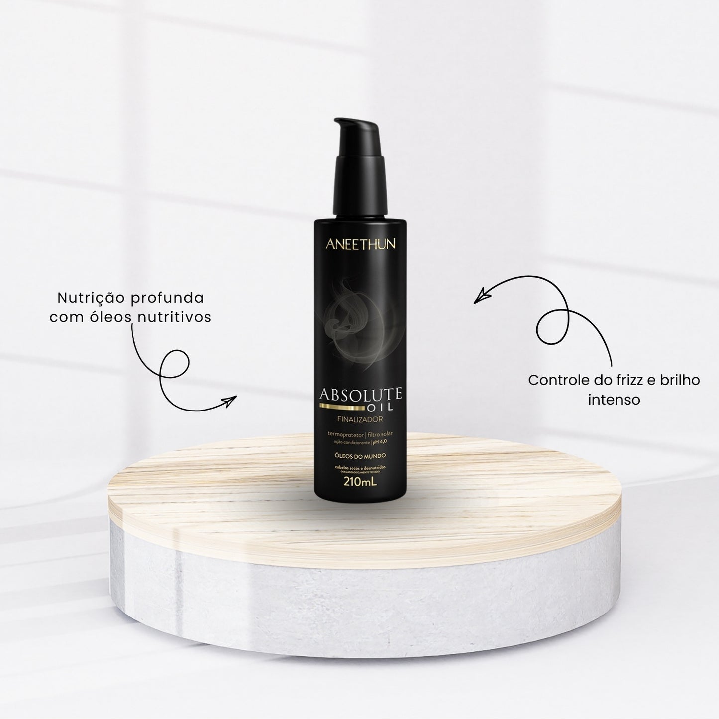 Protetor Térmico Aneethun Absolute Oil Finalizador 210 ml