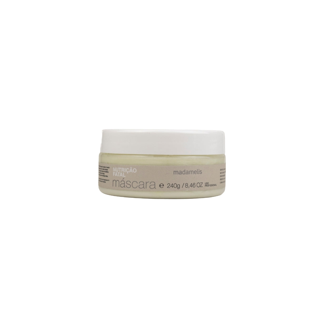 Máscara Madamelis Máscara de Nutrição Fatal Brilho & Anti-Frizz 240 g