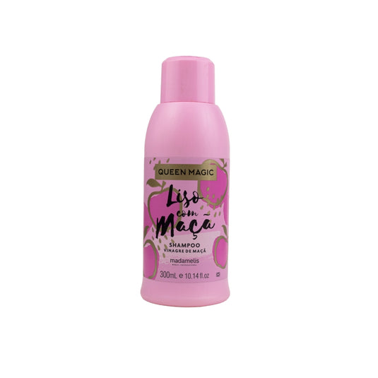 Shampoo Madamelis Liso com Maçã Vinagre 300 ml - OUTLET
