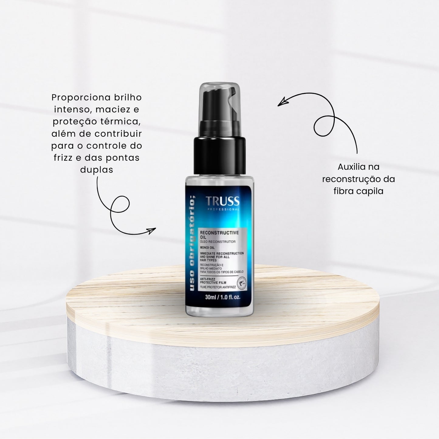 Oleo Truss Uso Obrigatório Reconstrutor 30 ml