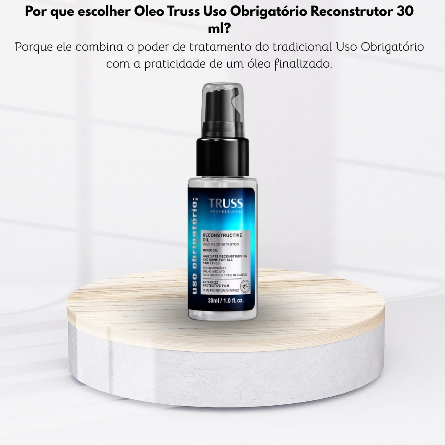 Oleo Truss Uso Obrigatório Reconstrutor 30 ml