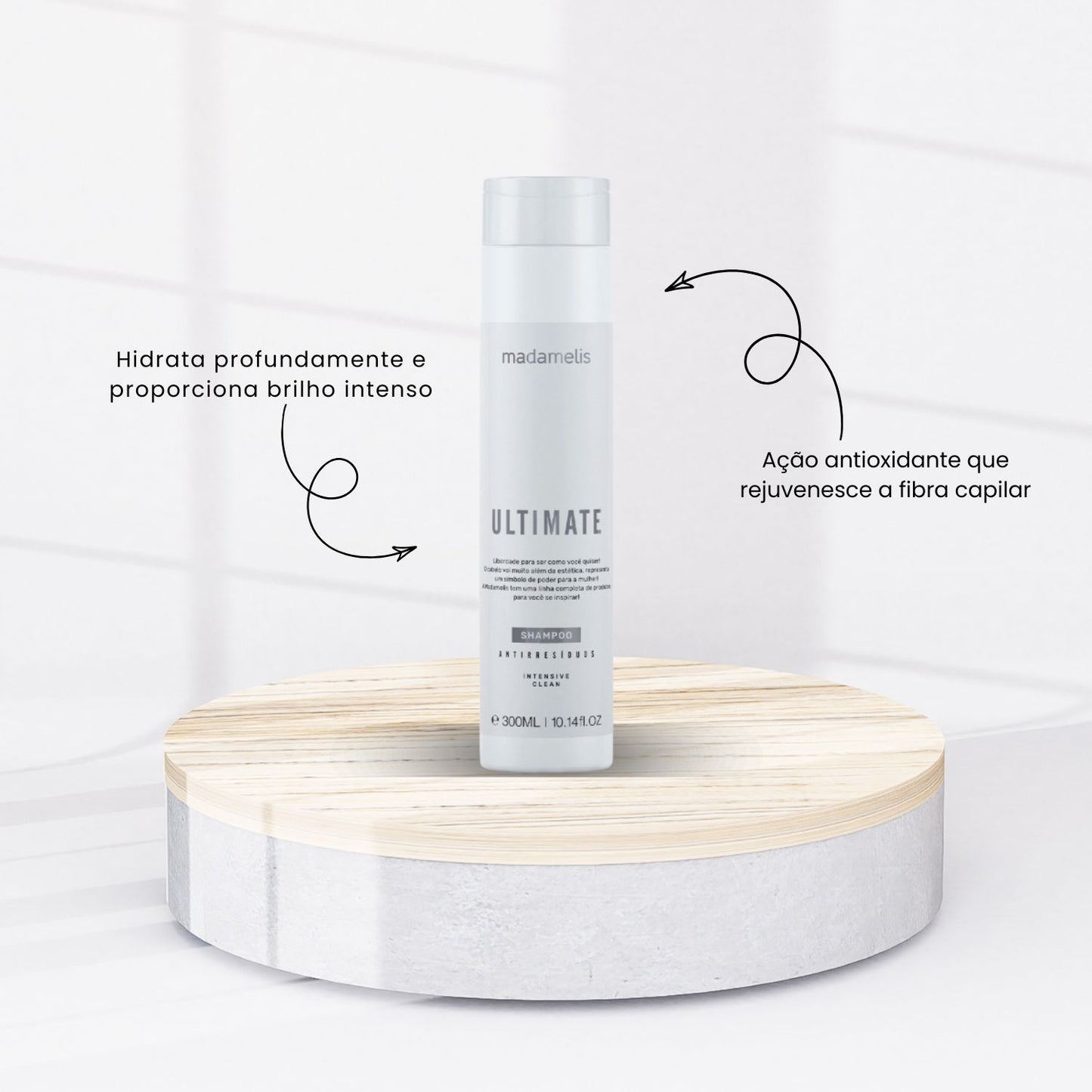 Shampoo Antirresíduo Madamelis Ultimate 300 ml