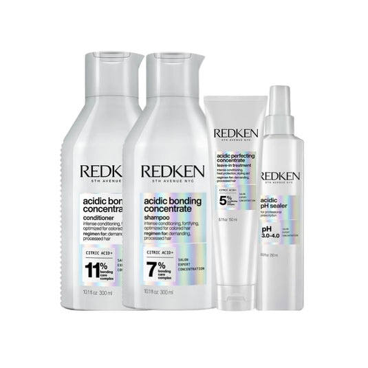Kit Redken Acidic Bonding Concentrate Duo Pequeno + pH Sealer 250 ml + Concentrate Leave-in 150 ml