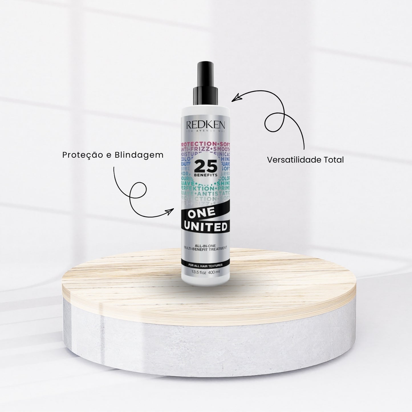 Kit Redken Acidic Bonding Concentrate Duo Pequeno + Redken One United 25 Benefits Leave-in 400 ml