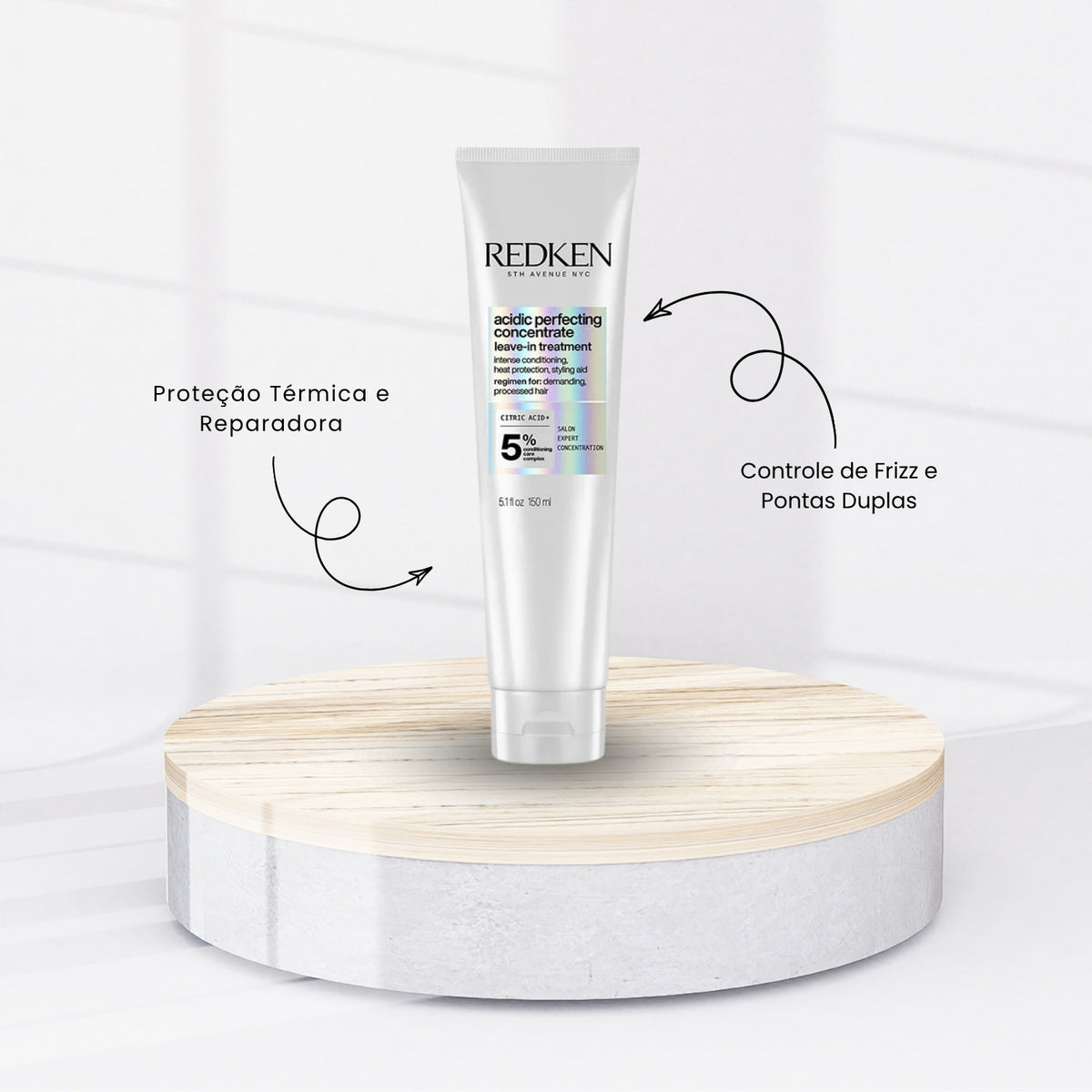 Kit Redken Acidic Bonding Concentrate Duo Grande + pH Sealer 250 ml + Concentrate Leave-in 150 ml + Protein Amino 100 ml