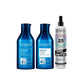 Kit Redken Extreme Shampoo 300 ml + Condicionador 250 ml + Redken One United 25 Benefits Leave-in 400 ml