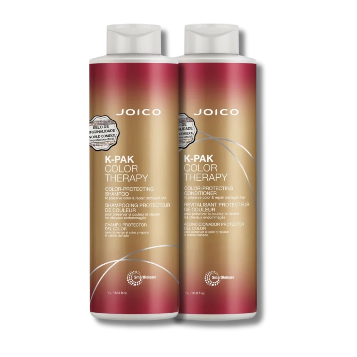 Kit Joico K-PAK Color Therapy Shampoo 1 Litro + Condicionador 1 Litro