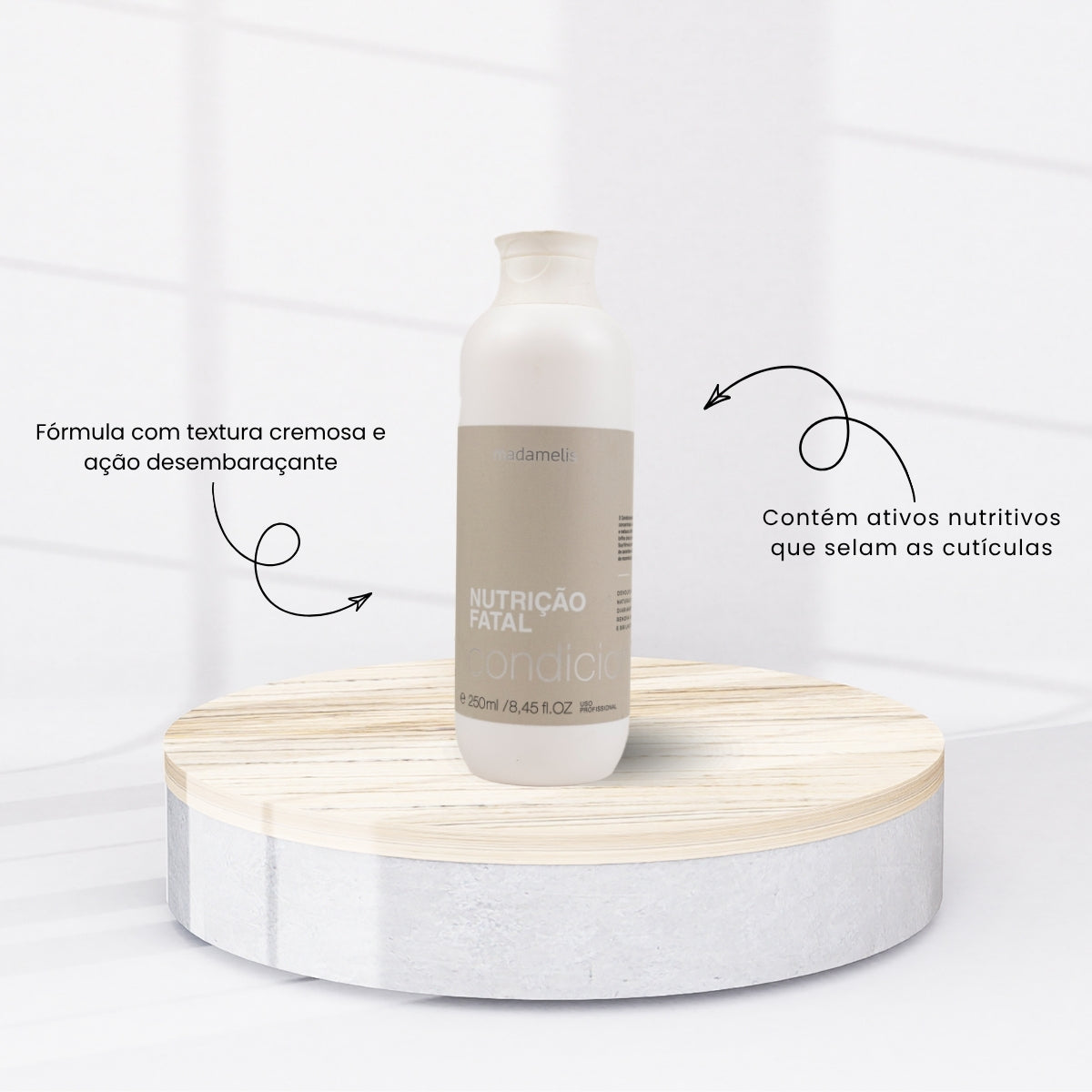 Condicionador Madamelis Nutrição Fatal Uso Diário 250 ml