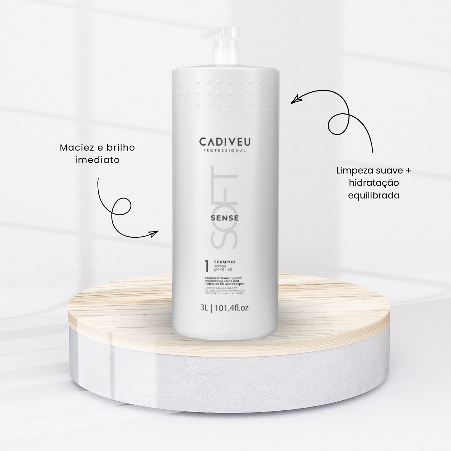 Shampoo Cadiveu Soft Sense 3000 ml