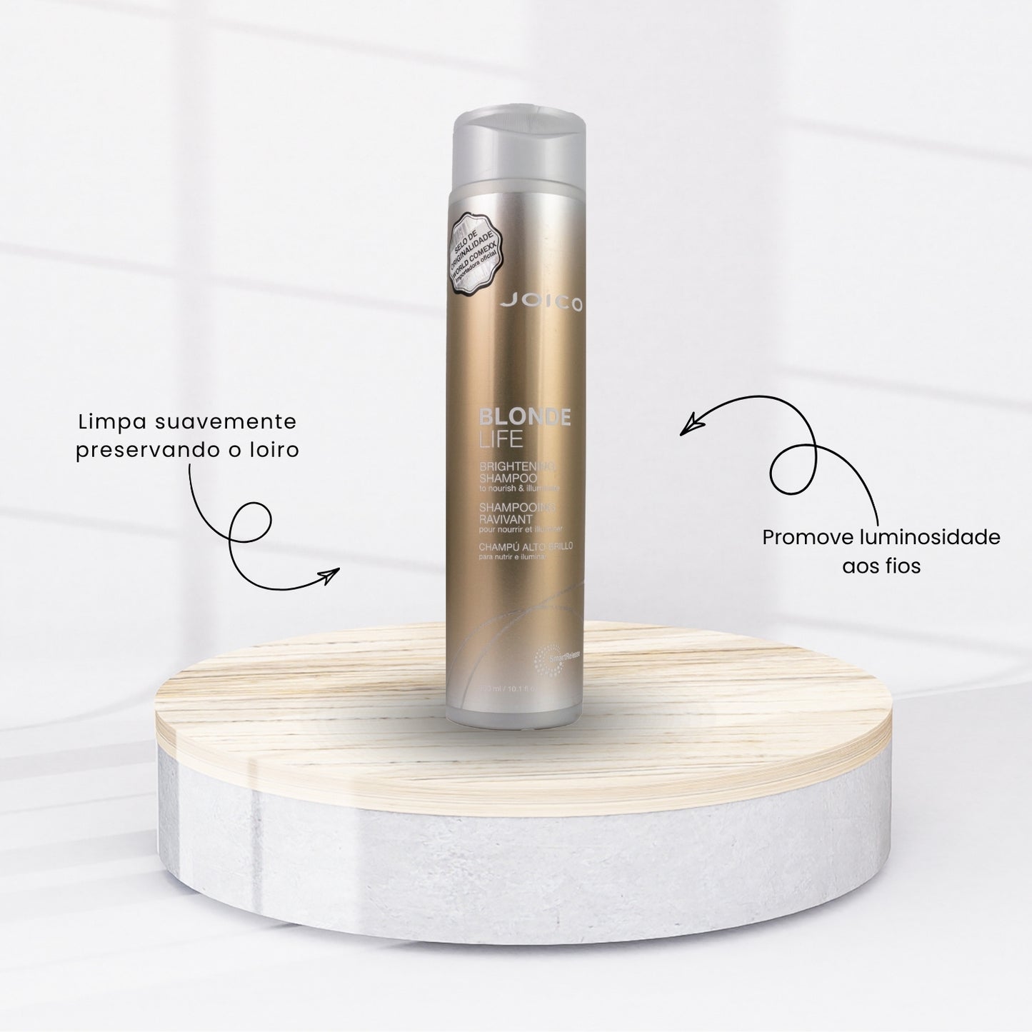 Kit Joico Blonde Life Smart Release Shampoo 300 ml + Condicionador 250 ml + Máscara 150 ml