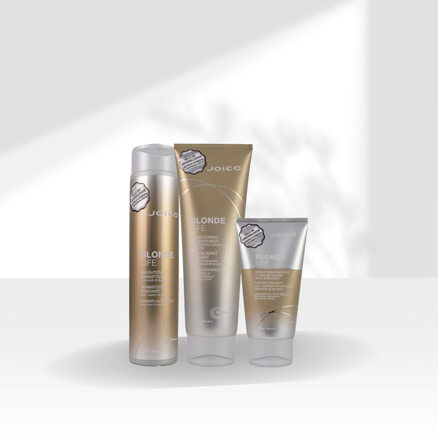 Kit Joico Blonde Life Smart Release Shampoo 300 ml + Condicionador 250 ml + Máscara 150 ml