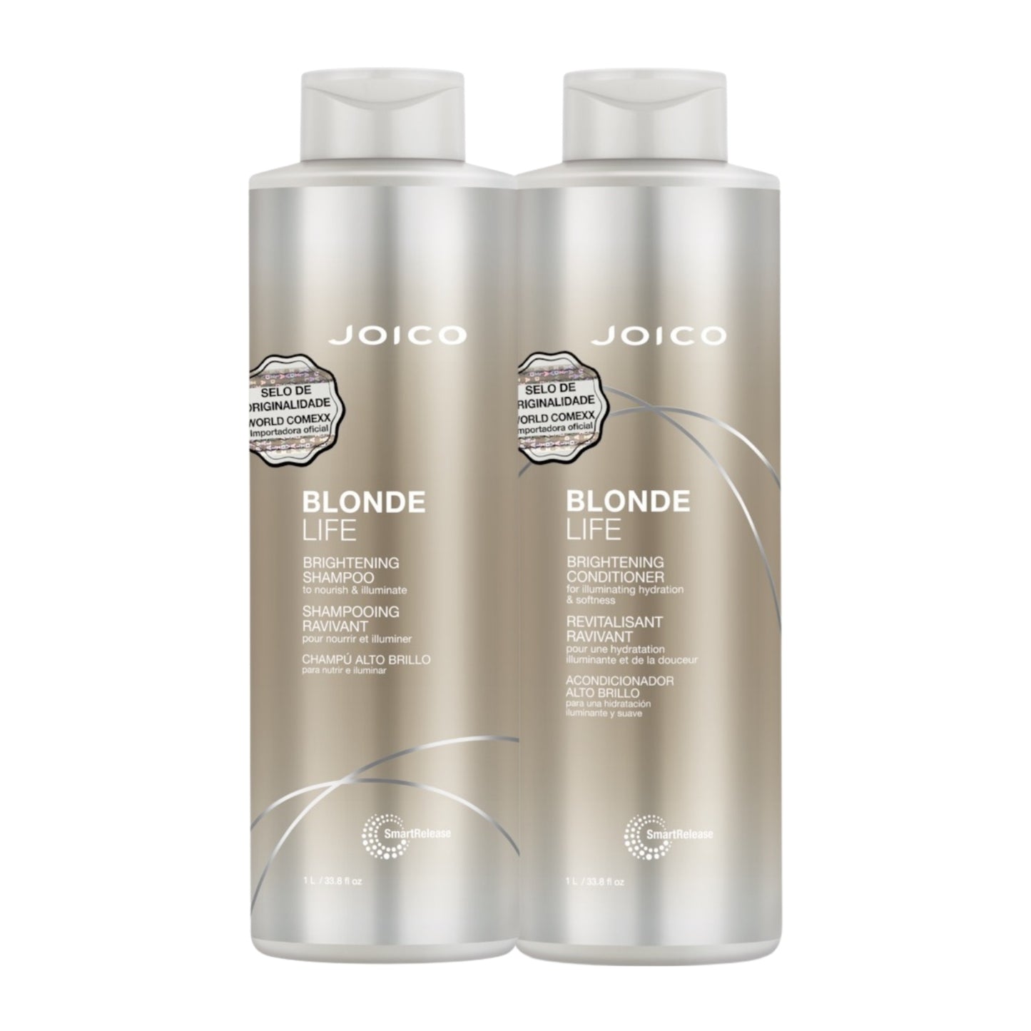 Kit Joico Blonde Life Shampoo 1 Litro + Condicionador 1 Litro