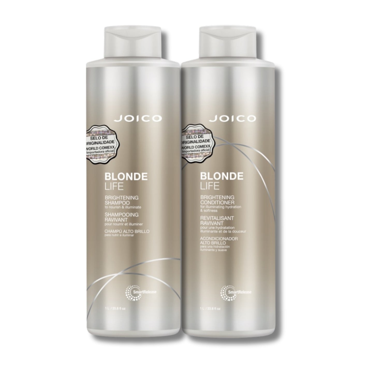Kit Joico Blonde Life Shampoo 1 Litro + Condicionador 1 Litro