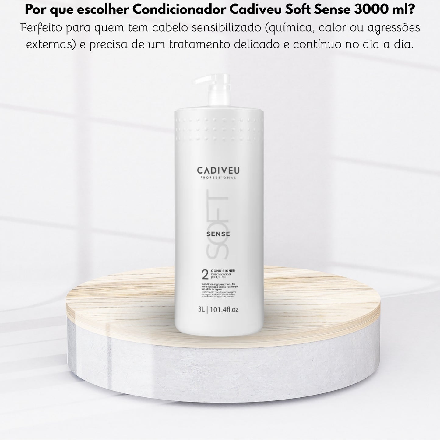 Condicionador Cadiveu Soft Sense 3000 ml