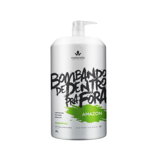 Shampoo Madamelis Amazon Bombando De Dentro Pra Fora 3 Litros