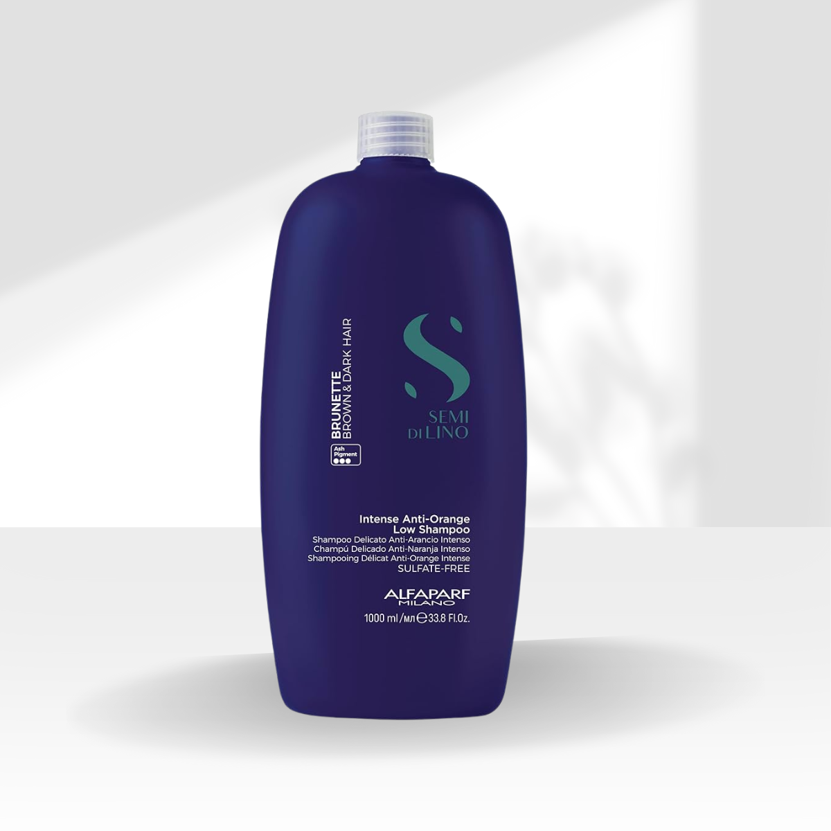 Shampoo Alfaparf Semi Di Lino Brunette Anti-Orange Low 1 Litro