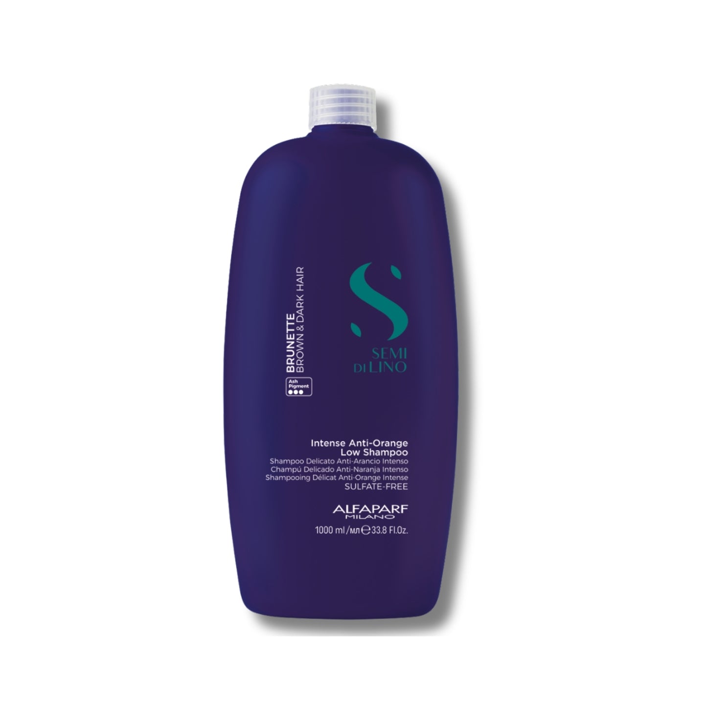 Shampoo Alfaparf Semi Di Lino Brunette Anti-Orange Low 1 Litro