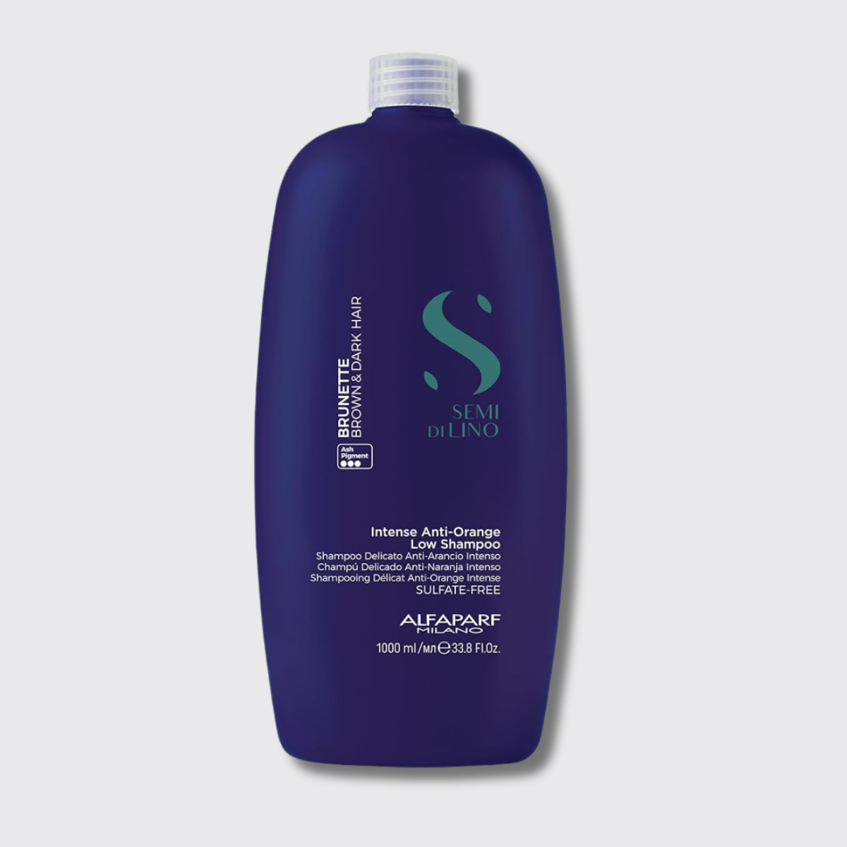 Shampoo Alfaparf Semi Di Lino Brunette Anti-Orange Low 1 Litro