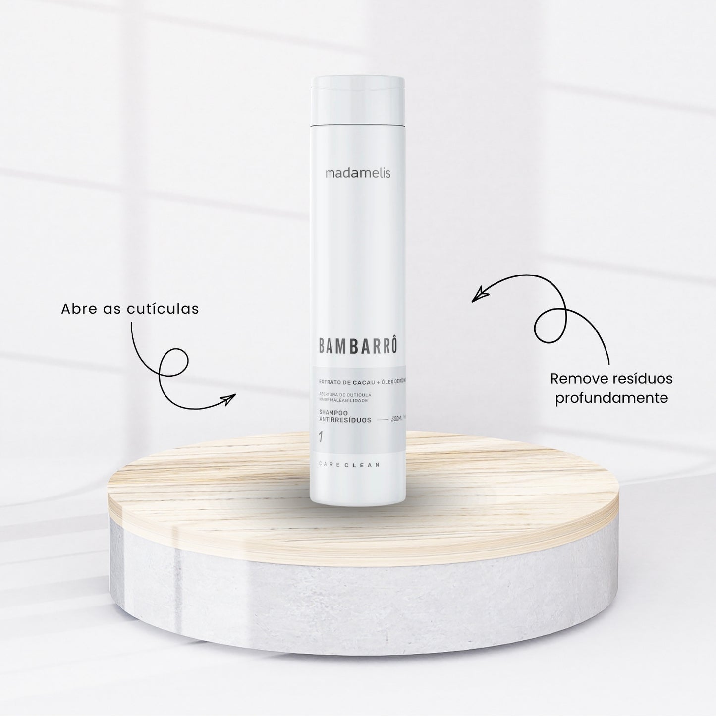 Kit Madamelis Bambarro Tratamento Capilar 2 x 300 ml
