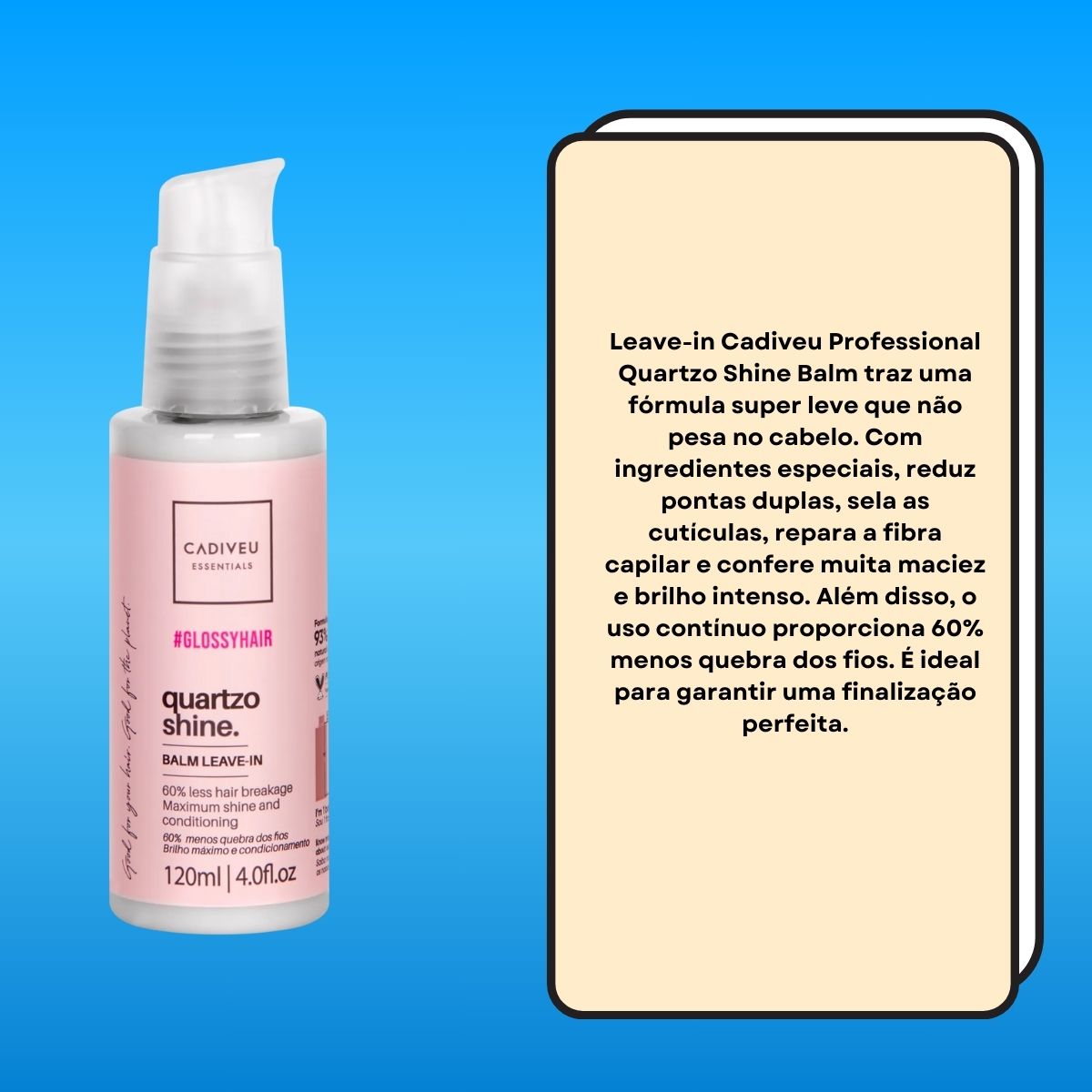 Leave-in Cadiveu Boca Rosa Hair Balm 120 ml