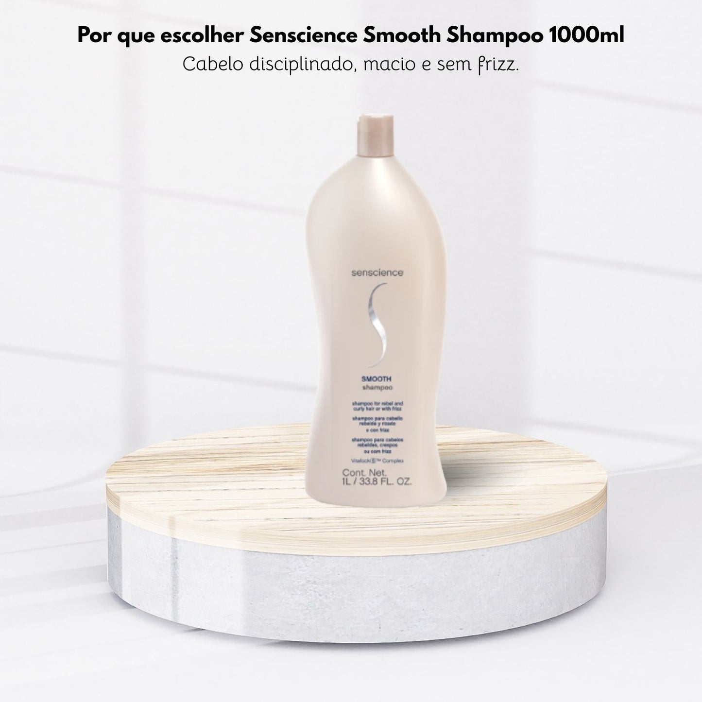 Shampoo Senscience Smooth 1 Litro