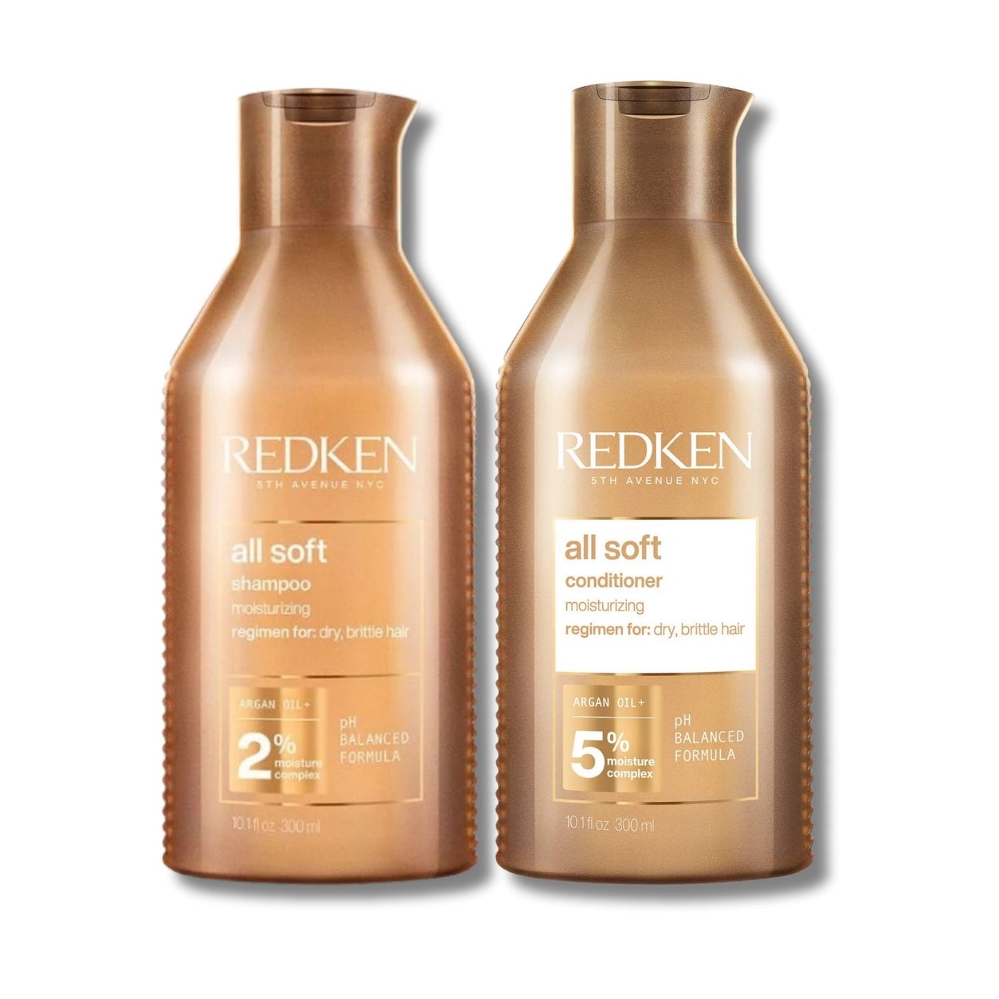 Kit Redken All Soft Shampoo 300 ml + Condicionador 300 ml