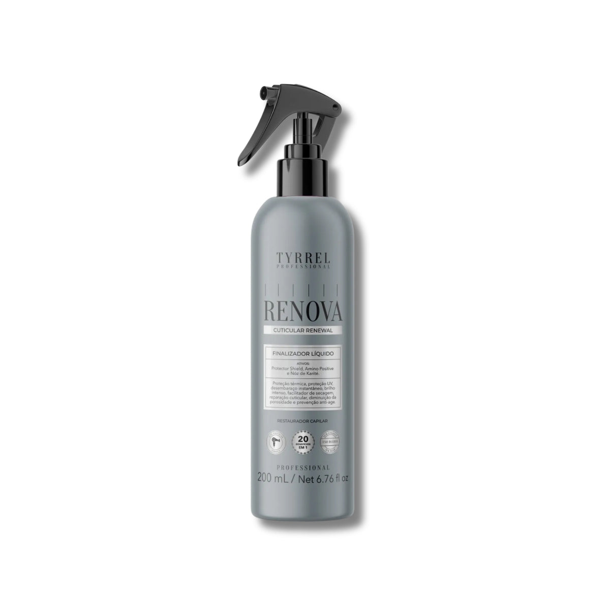 Protetor Témico Tyrrel Renova Restaurador Capilar 200 ml