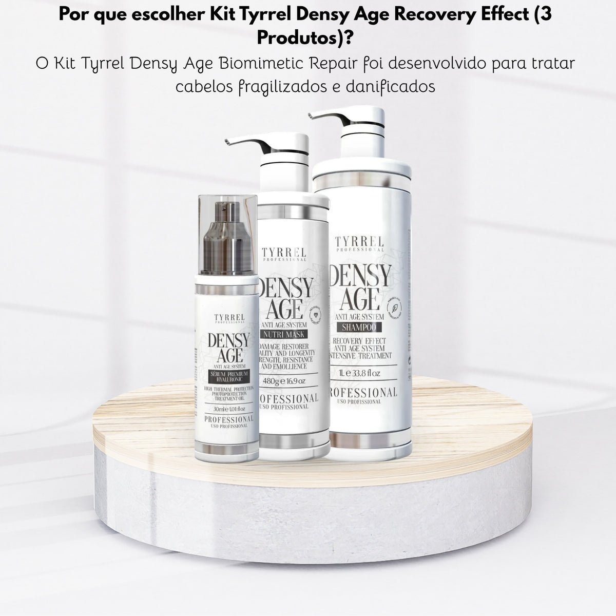 Kit Tyrrel Densy Age Recovery Effect (3 Produtos)