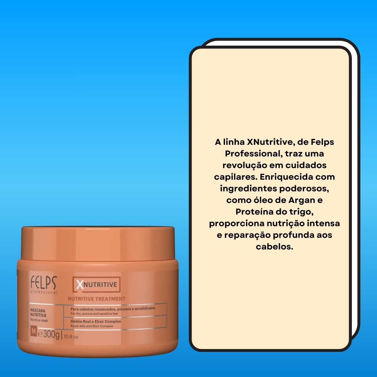 Máscara Felps XNutritive Máscara de Nutrição 300 g