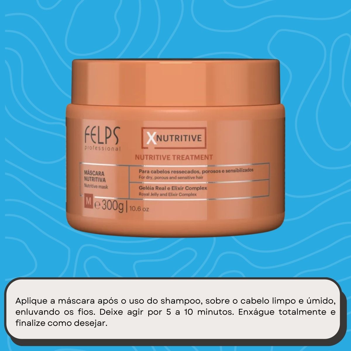 Máscara Felps XNutritive Máscara de Nutrição 300 g