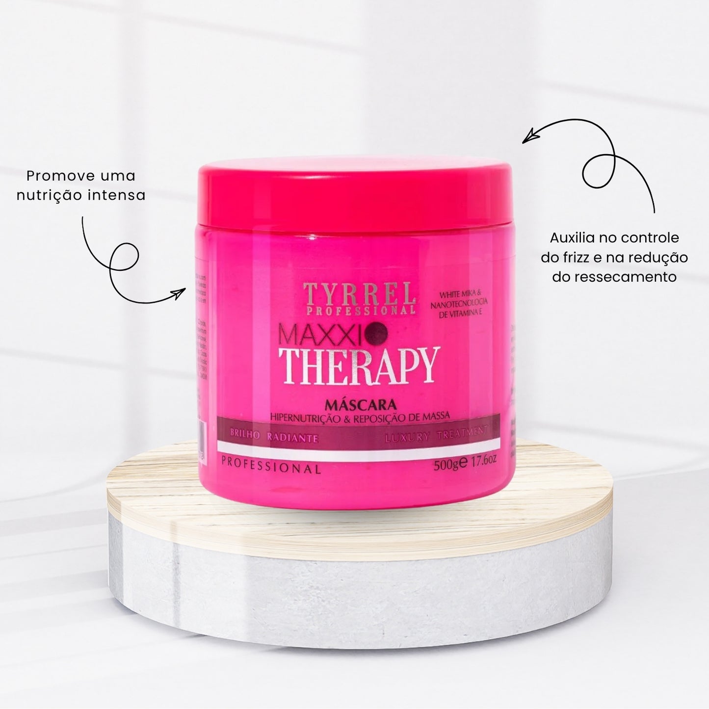 Kit Tyrrel Maxxi Therapy 2 Máscara Hipernutrição 500 g