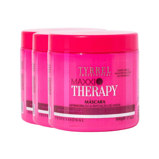 Kit Tyrrel Maxxi Therapy 3 Máscara Hipernutrição 500 g
