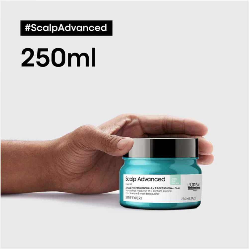 Máscara Loreal Scalp Advanced de Tratamento 2 em 1 250 ml