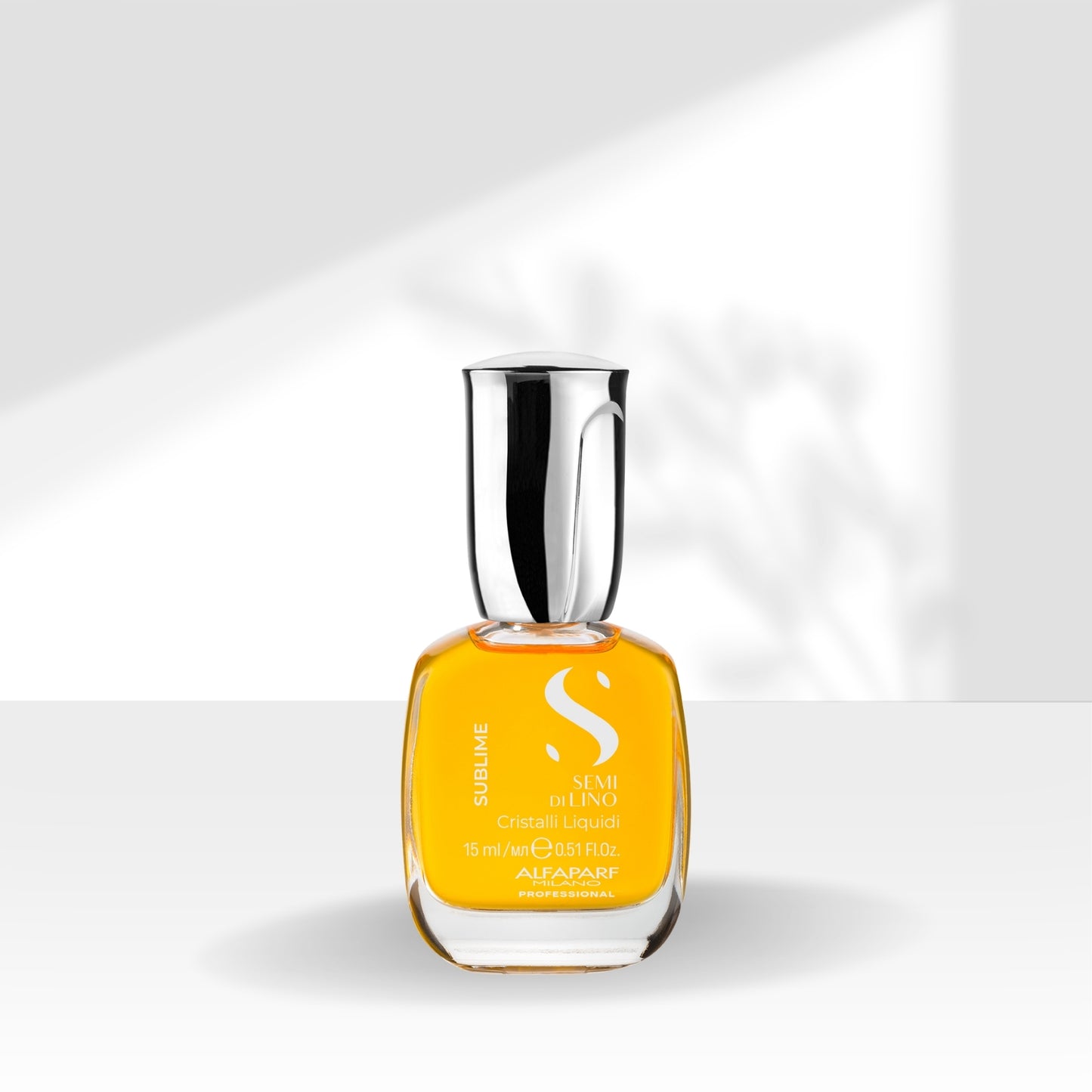 Oleo Alfaparf Semi Di Lino Cristalli Liquidi Oleo Reparador de Pontas 15 ml