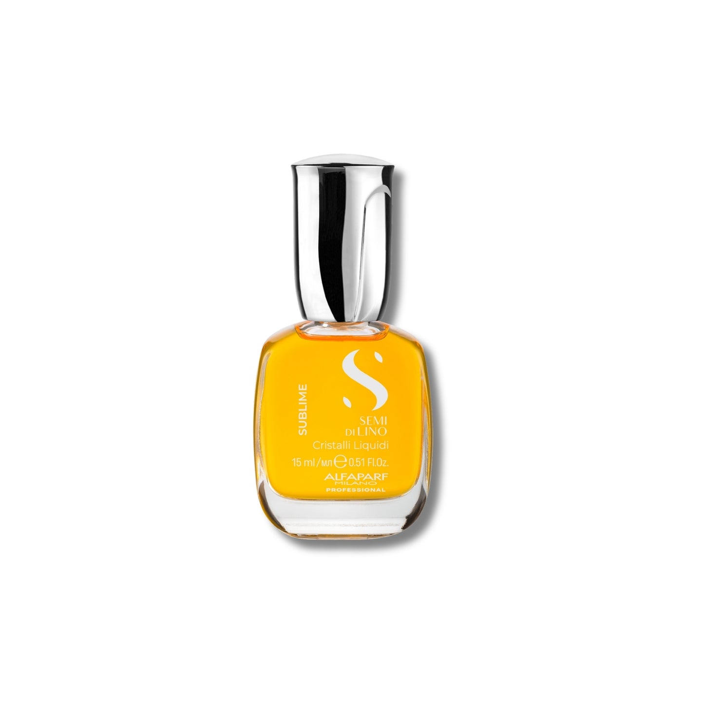 Oleo Alfaparf Semi Di Lino Cristalli Liquidi Oleo Reparador de Pontas 15 ml