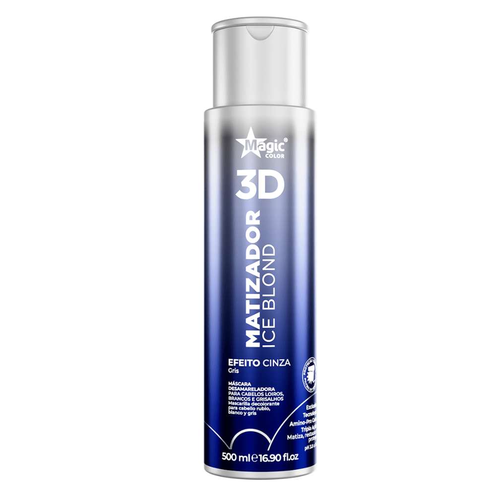 Máscara Matizadora Magic Color 3D Magic Power Ice Blond 500 ml