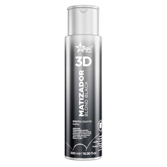 Máscara Matizadora Magic Color 3D Magic Power Blond Black 500 ml