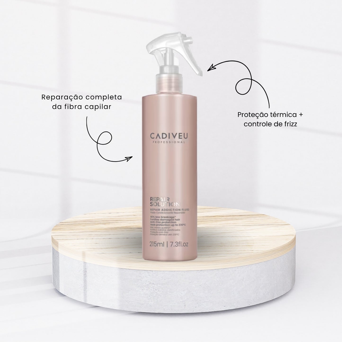 Leave-in Cadiveu Repair Solution Fluido Reparador 215 ml