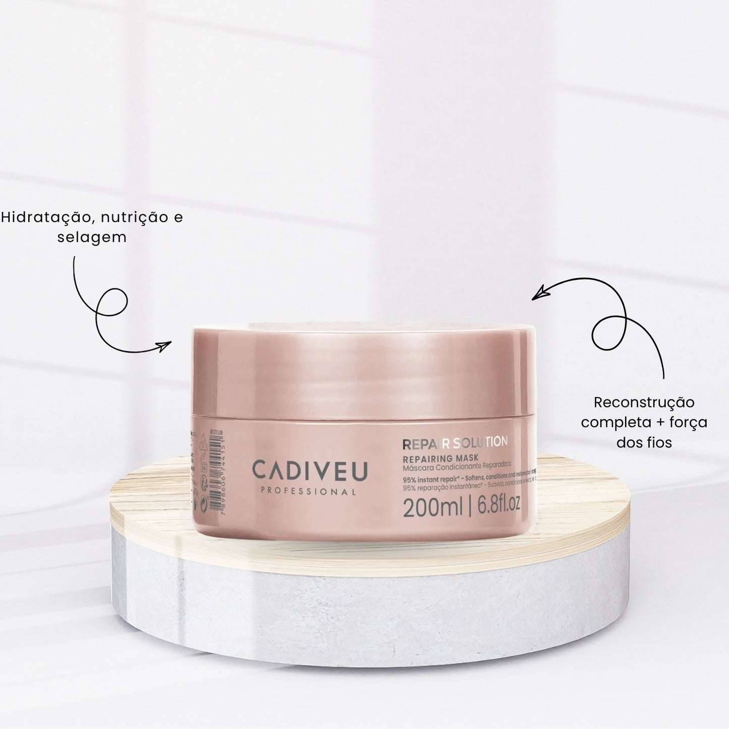 Máscara Cadiveu Repair Solution intensa 200 ml