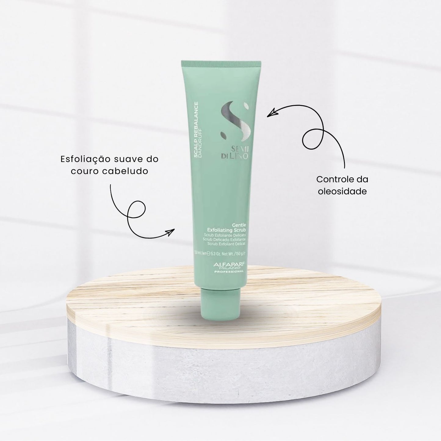 Alfaparf Semi Di Lino Scalp Rebalance Gentle Exfoliante Scrub 150 ml
