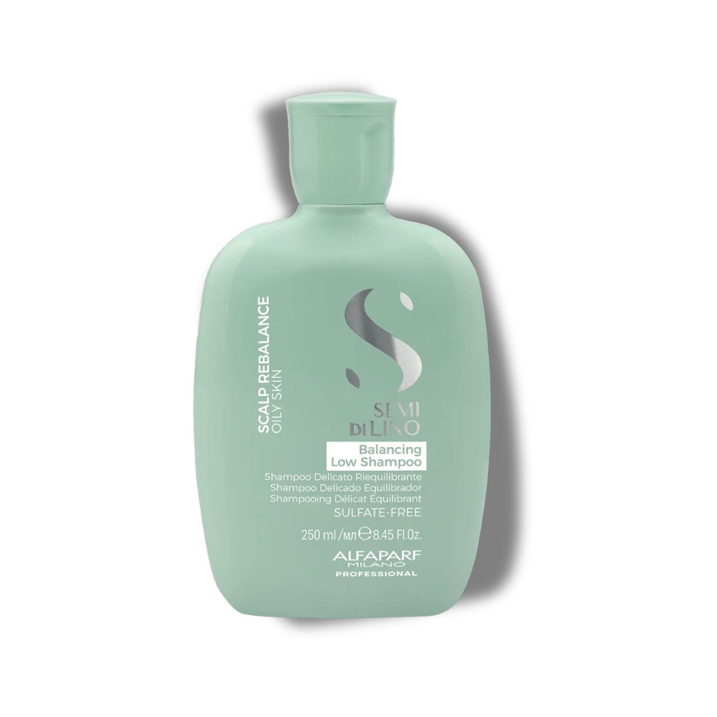 Shampoo Alfaparf Semi Di Lino Scalp Rebalance Low Balancing Shampoo para Cabelo Oleoso 250 ml