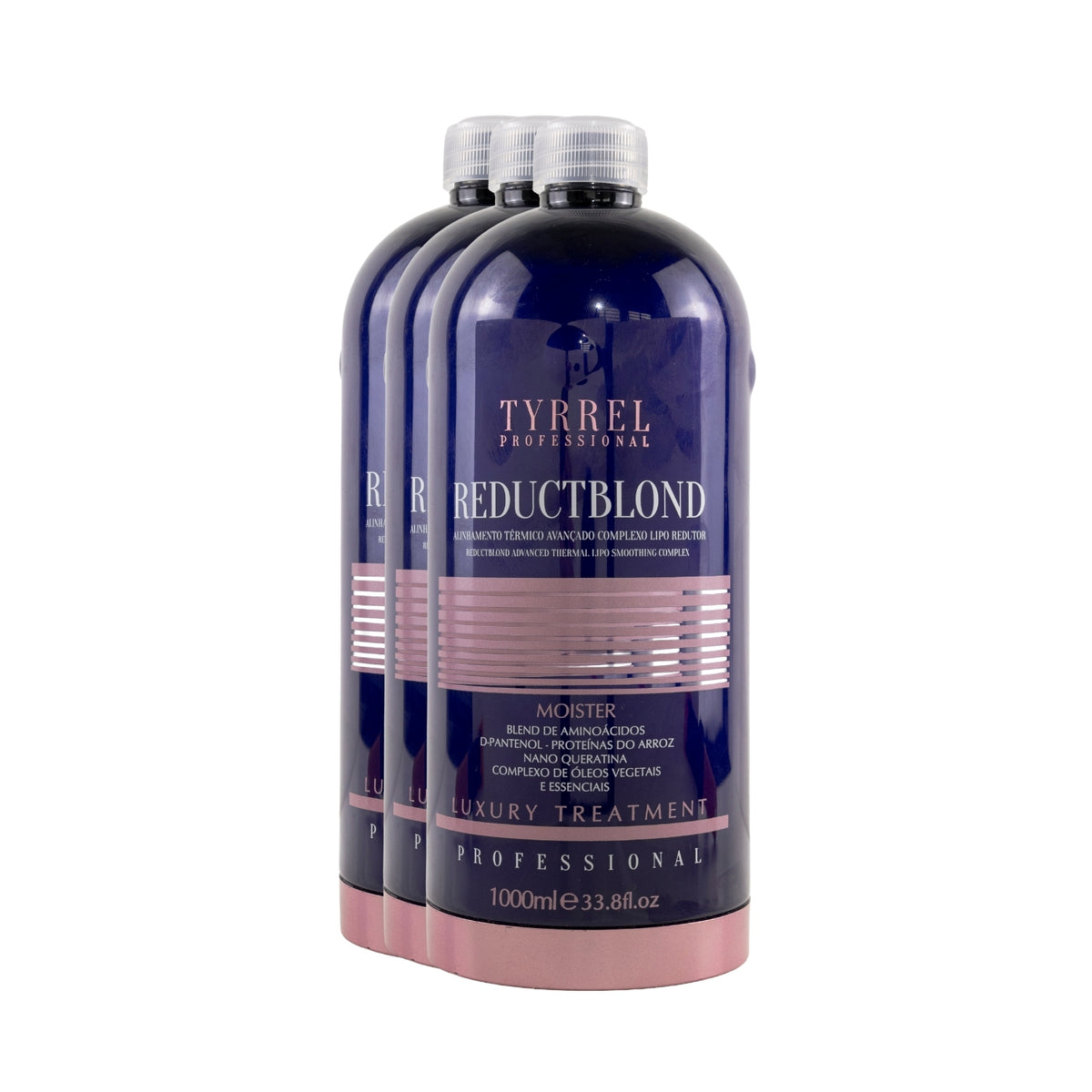 Kit Tyrrel Reductblond 3 Alinhamento Térmico 1 Litro