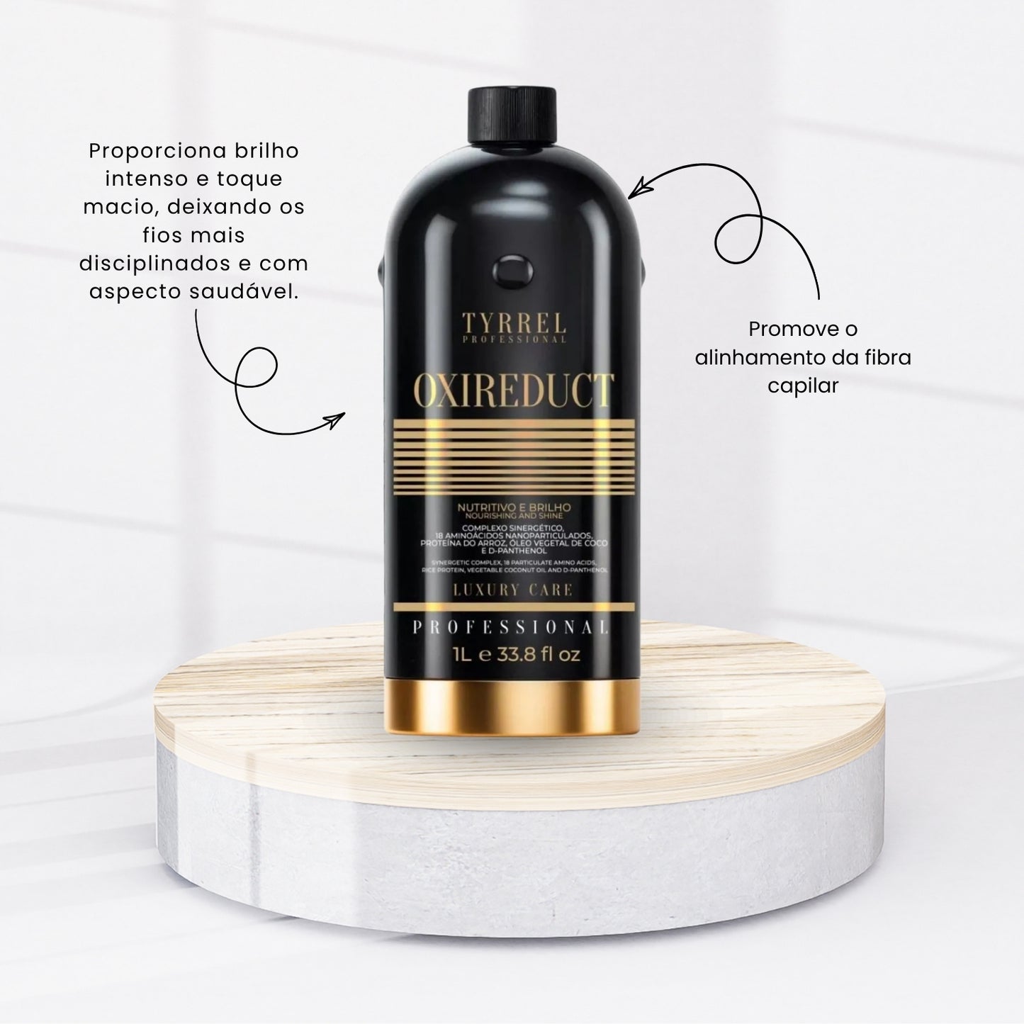 Kit Tyrrel Oxireduct 2 Escova Progressiva 1 Litro