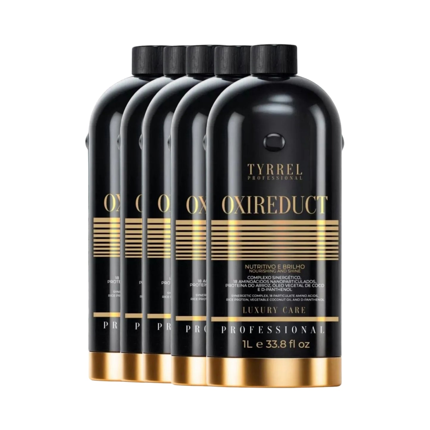 Kit Tyrrel Oxireduct 5 Escova Progressiva 1 Litro