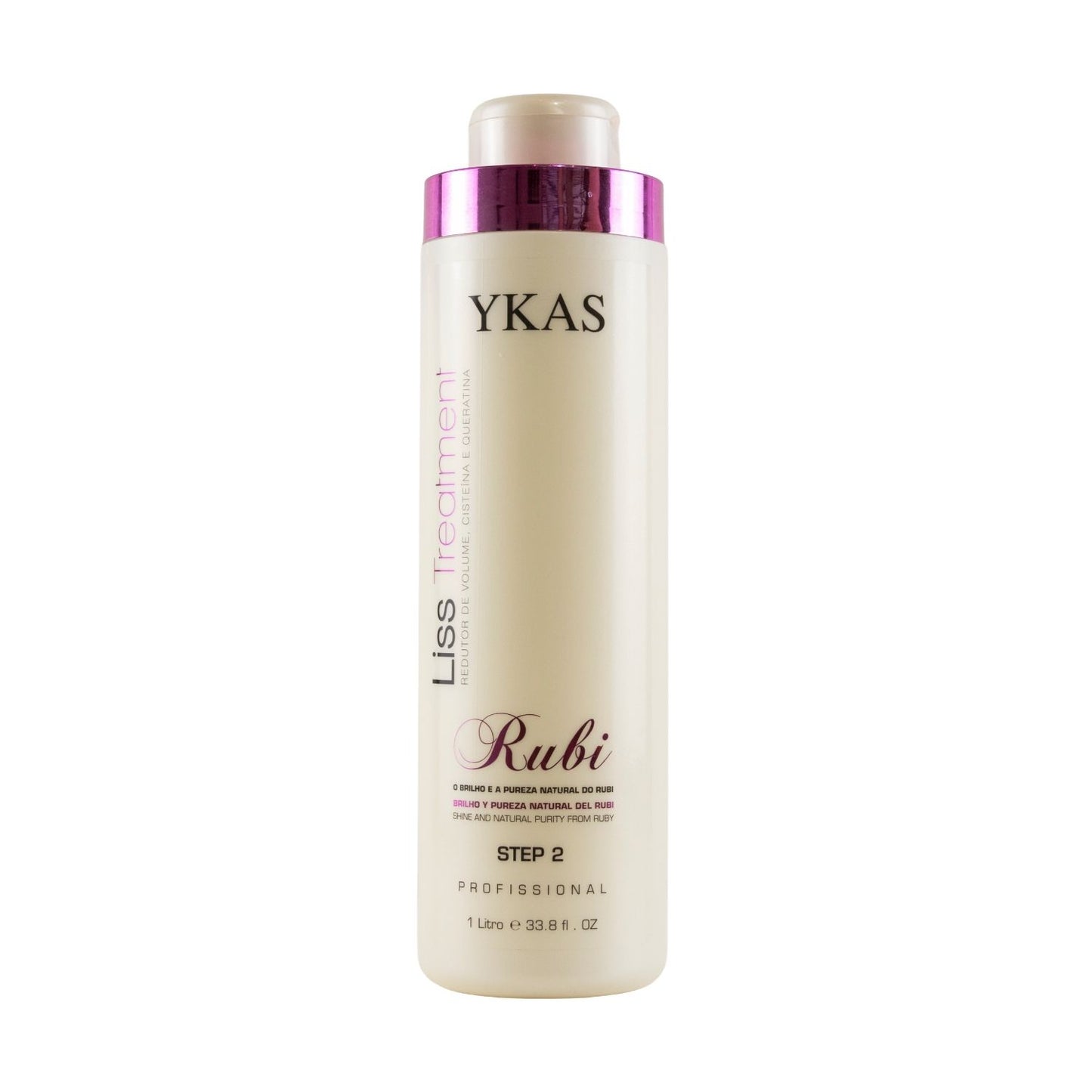 Tratamento Capilar Step 2 Ykas Progressiva Rubi Alinhamento 1000 ml