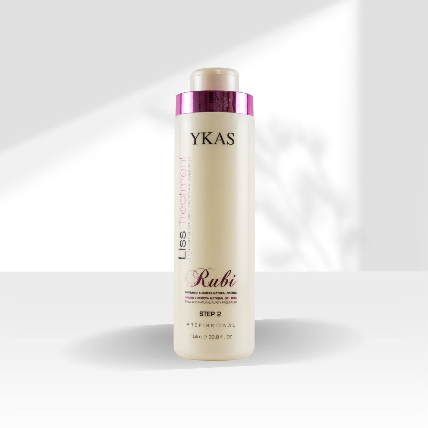 Tratamento Capilar Step 2 Ykas Progressiva Rubi Alinhamento 1000 ml